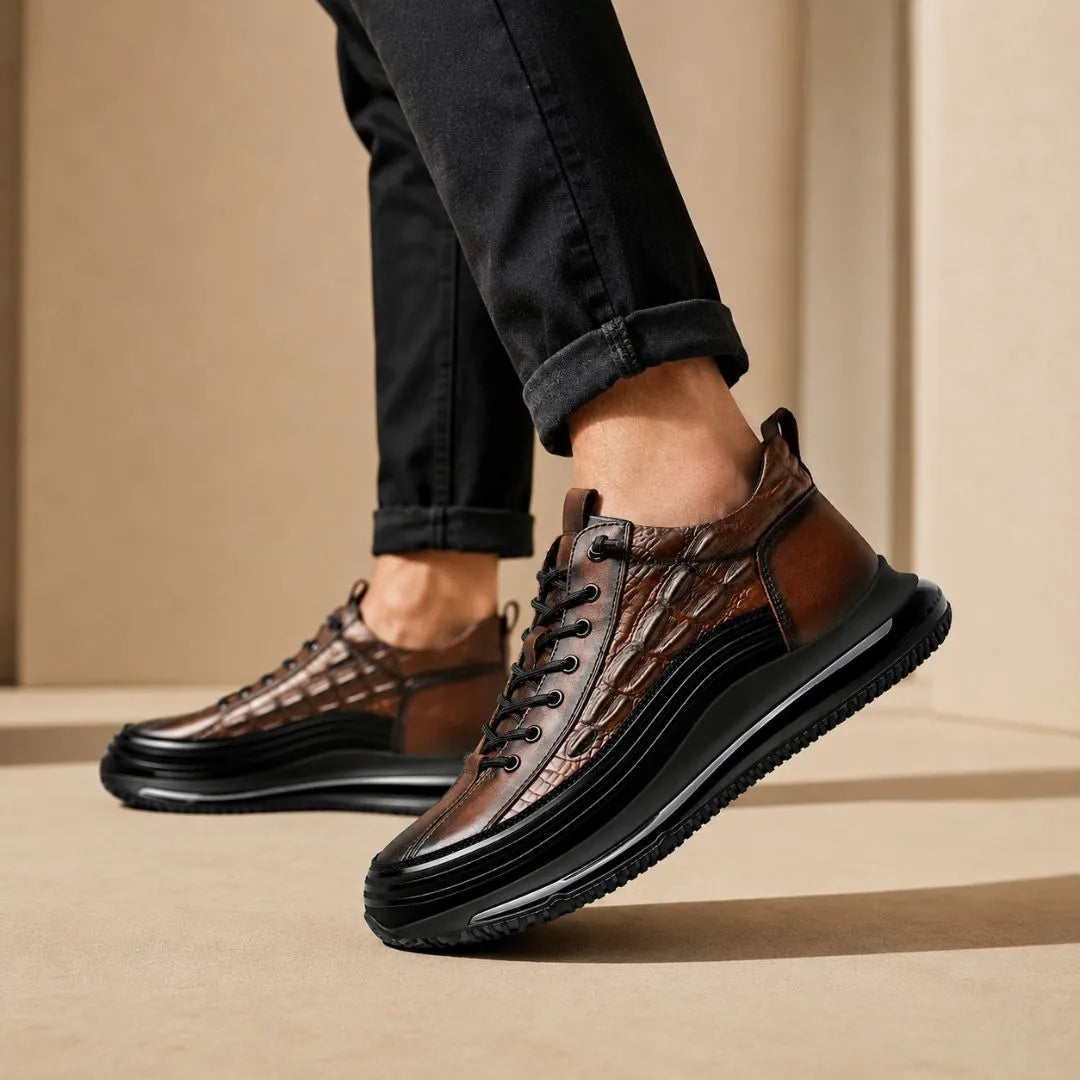 Baskets Homme Crocodile