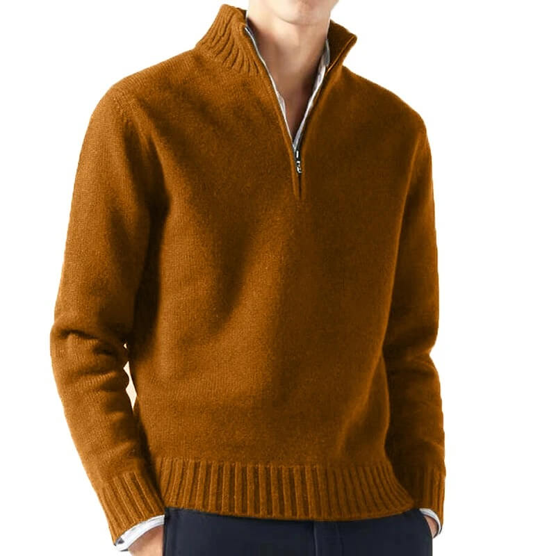 Marceau – Pull Col Montant Zippé